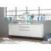 Meuble buffet blanc laqué mat 184 cm