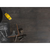 Table en bois grisé 220 cm - Pied métal industriel