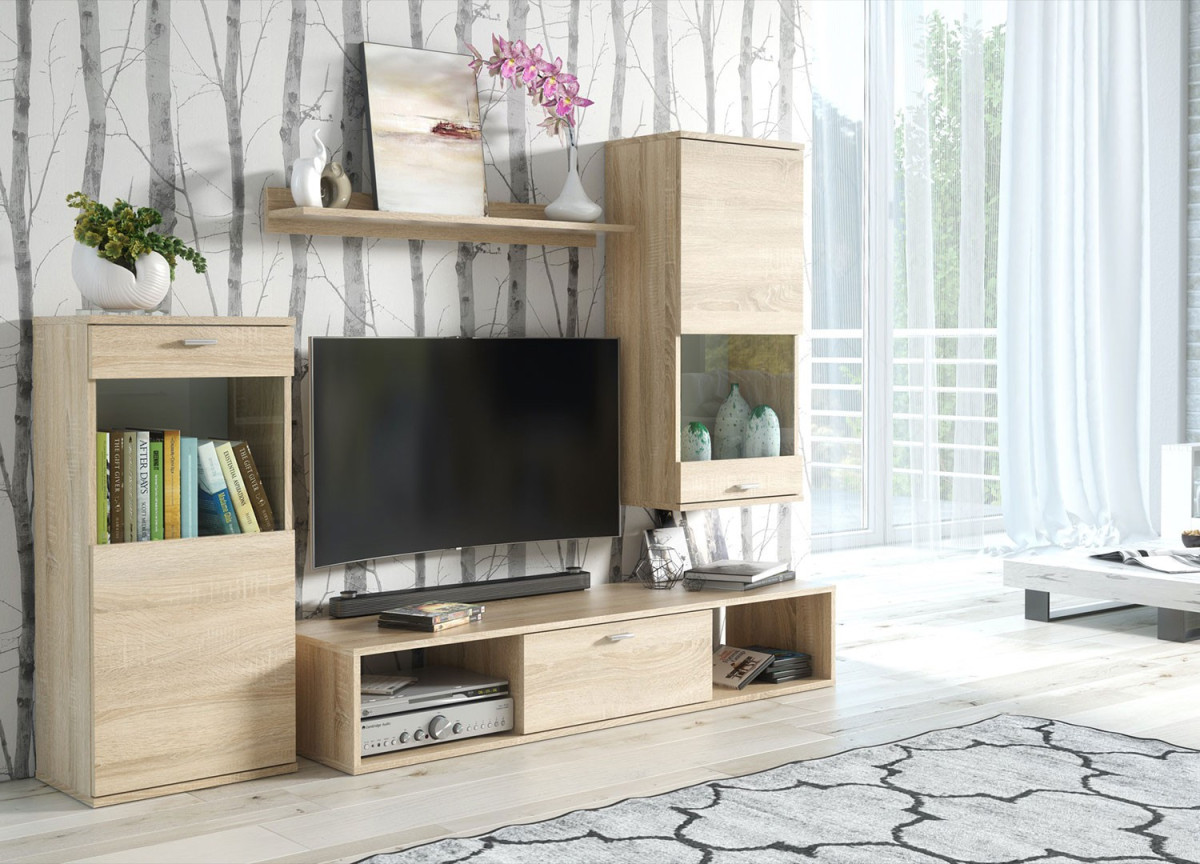 Meuble TV pas cher- 4 Pièces