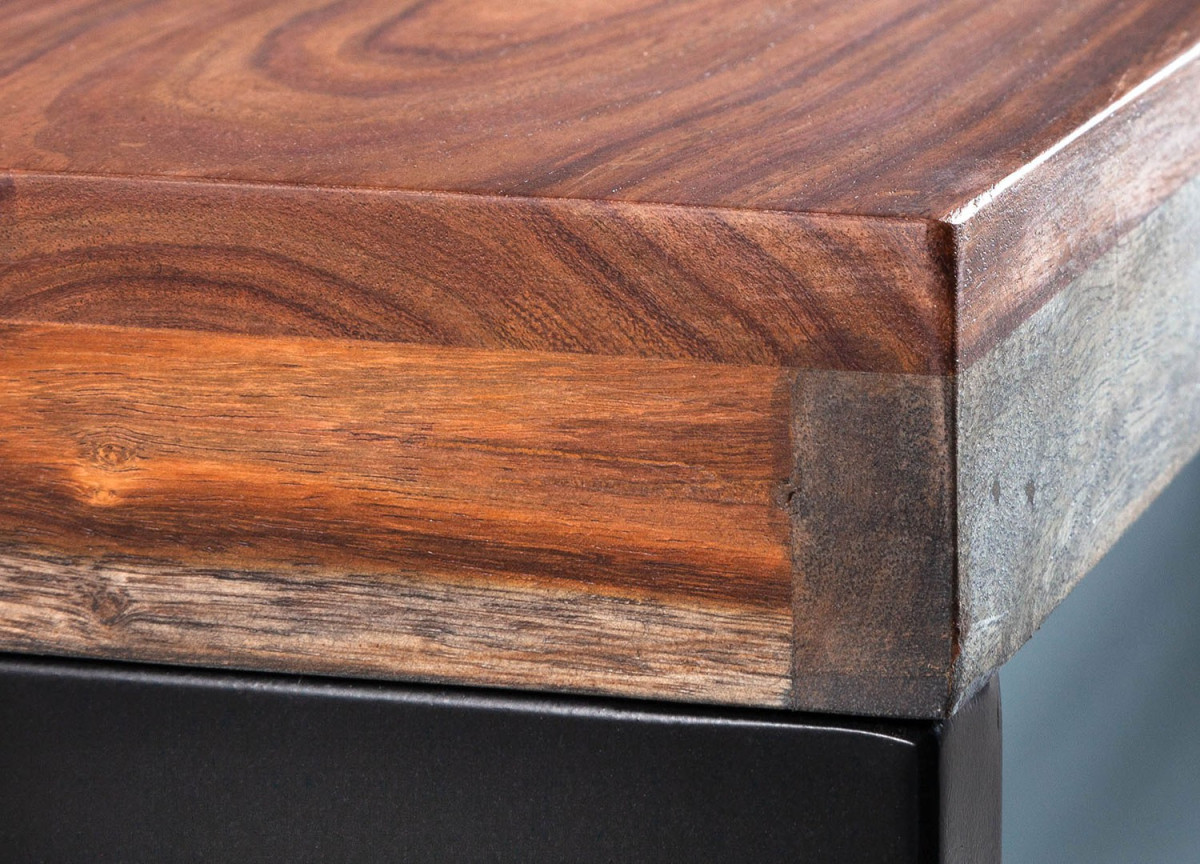 Table de bureau en bois massif de Sesham