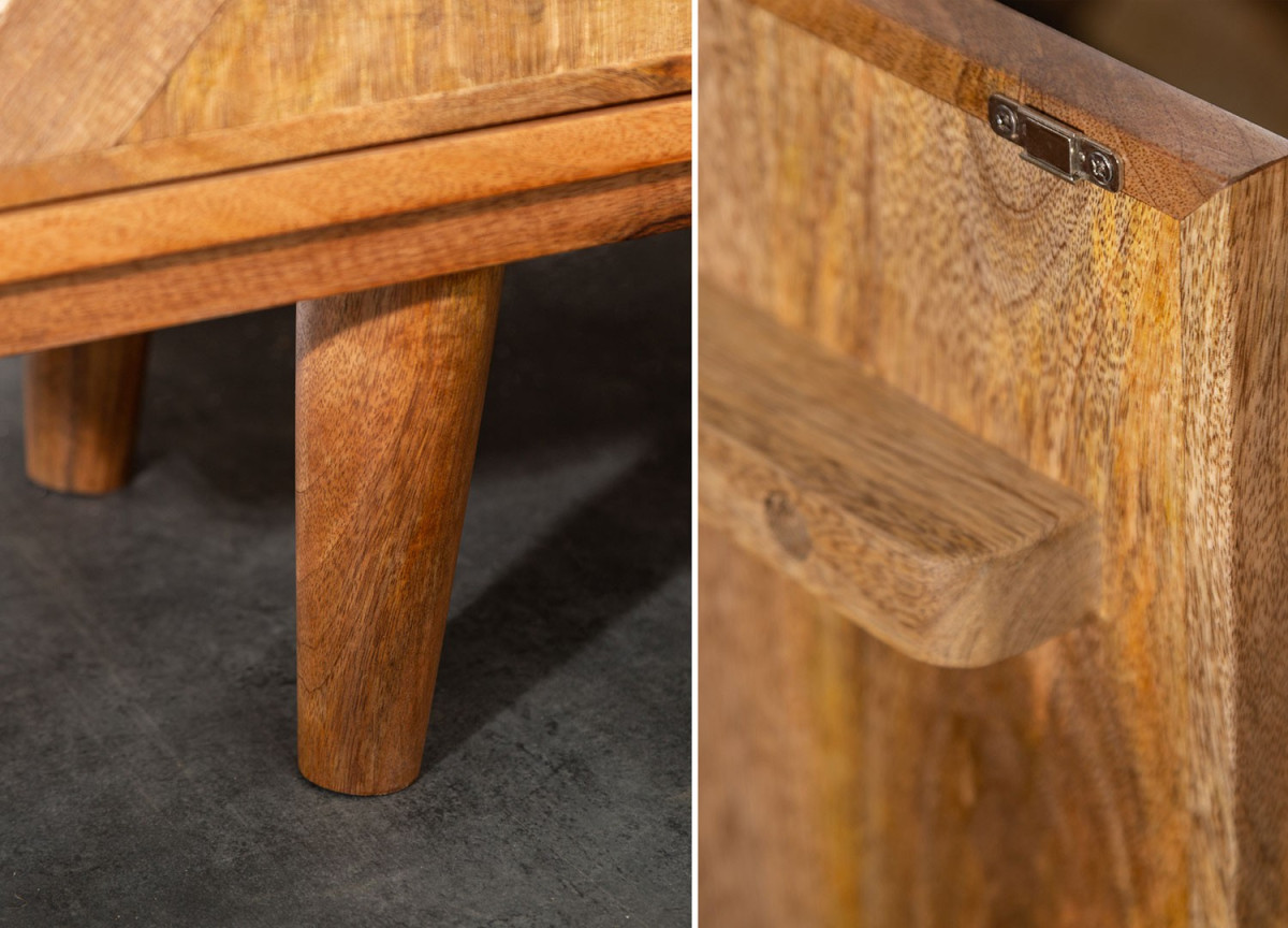 Buffet Multicolore en Bois Massif de Manguier