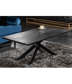 Table basse rectangulaire bois et acier