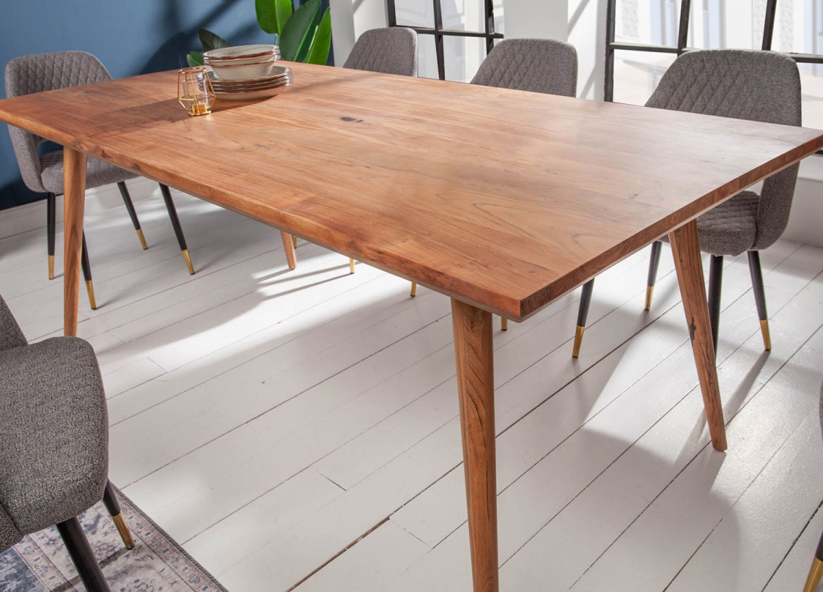 Table de salle à manger bois d'acacia