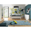 Chambre à Coucher Moderne en Bois & Éclairage Lumineux