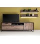 Meuble TV design bois et métal
