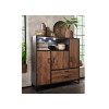 Buffet haut bois et métal look industriel