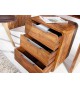 Bureau design en bois avec tiroirs