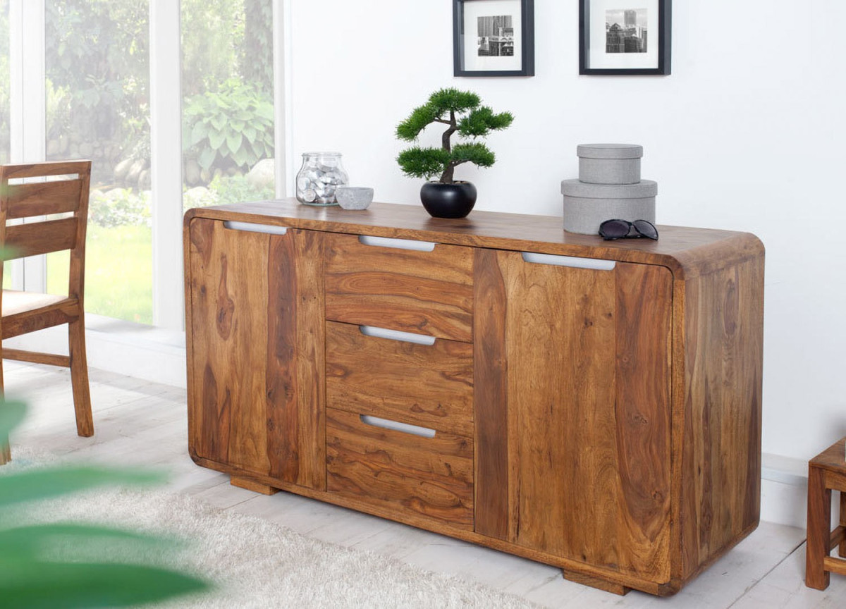 Buffet bois de Sesham exotique