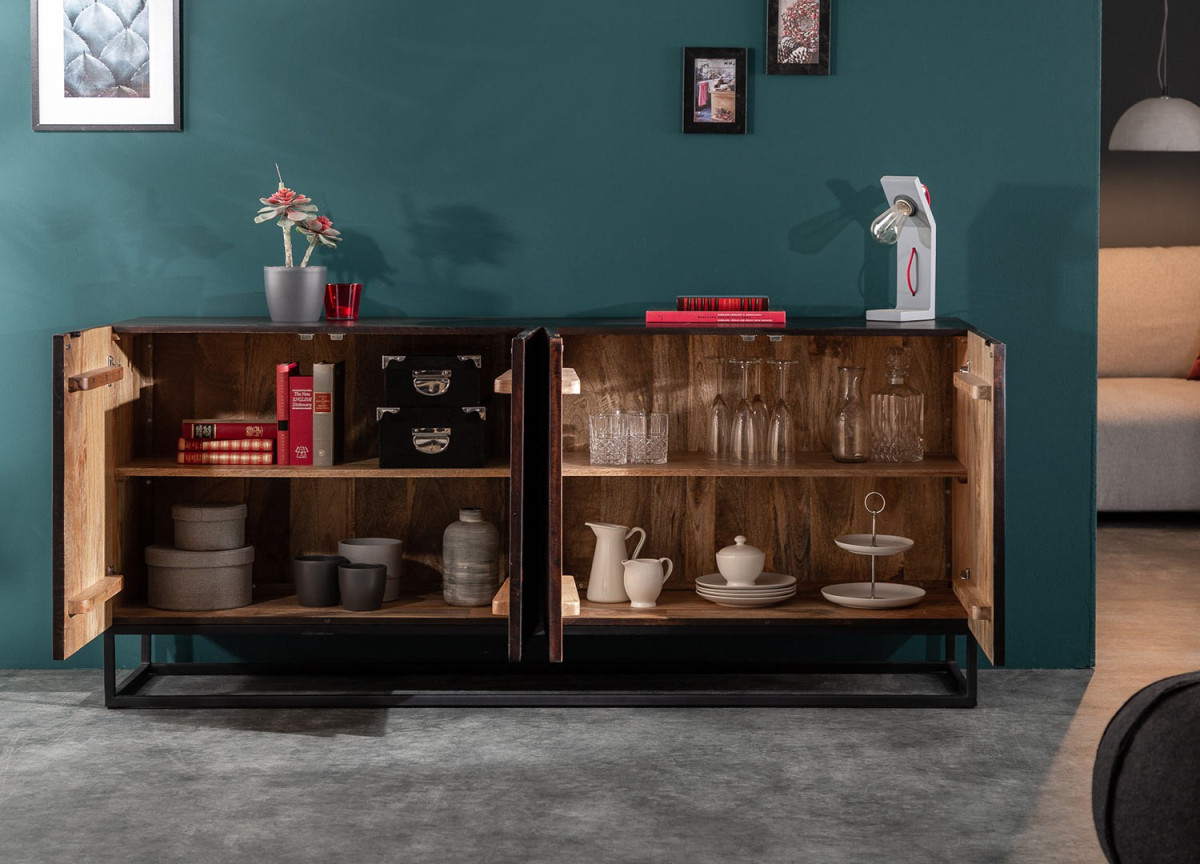 Buffet design bois avec rangement
