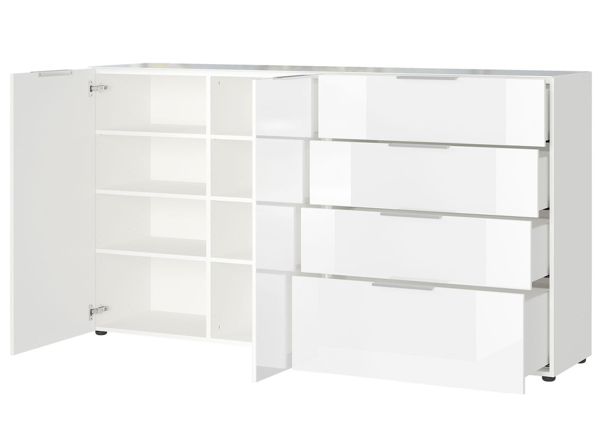 Grand buffet blanc - Verre blanc 2P 4T