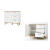 Meuble commode moderne blanche scandinave