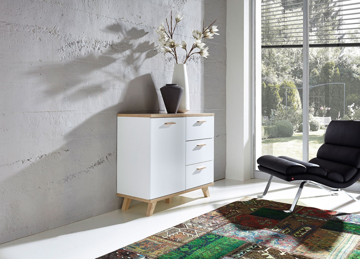 Meuble commode moderne blanche scandinave