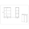 Rangement dossier de bureau fermer