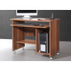 Bureau compact avec rangement intégré chêne sonoma