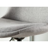 Chaise de bureau réglable en hauteur gris clair