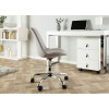 Chaise de bureau réglable en hauteur gris clair