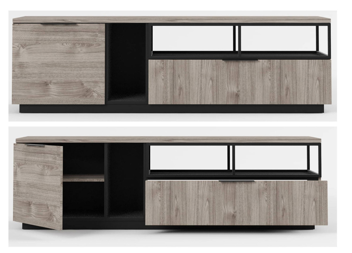 Ensemble meuble TV inspiration industriel