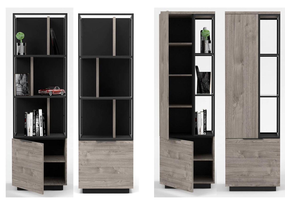 Ensemble meuble TV inspiration industriel