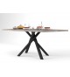 Table à manger bois et métal style industrielle
