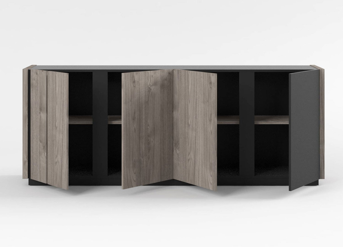 Buffet 4 portes 220 cm