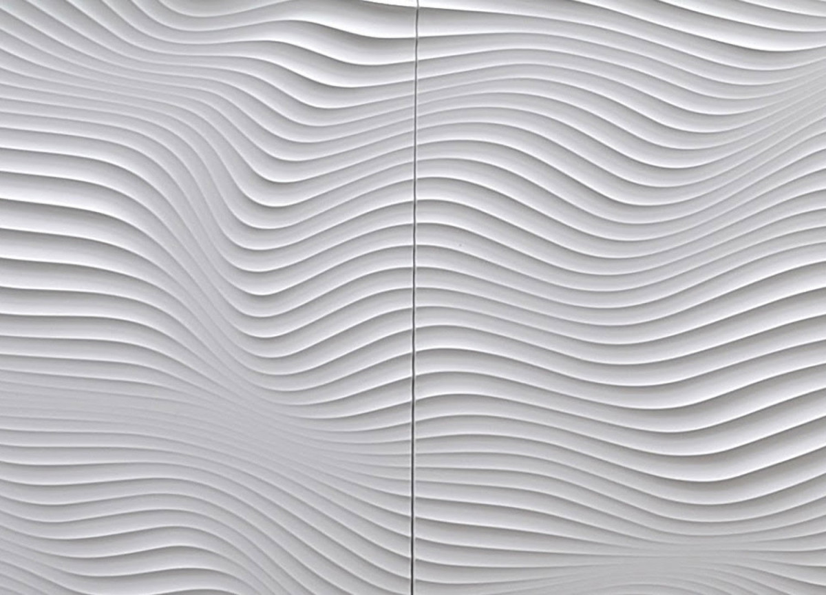 Buffet Blanc 4 Portes avec LED