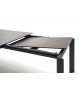 Table rectangulaire 180-240 cm céramique anthracite