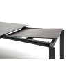 Table rectangulaire 180-240 cm céramique anthracite