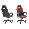 Fauteuil bureautique noir / rouge