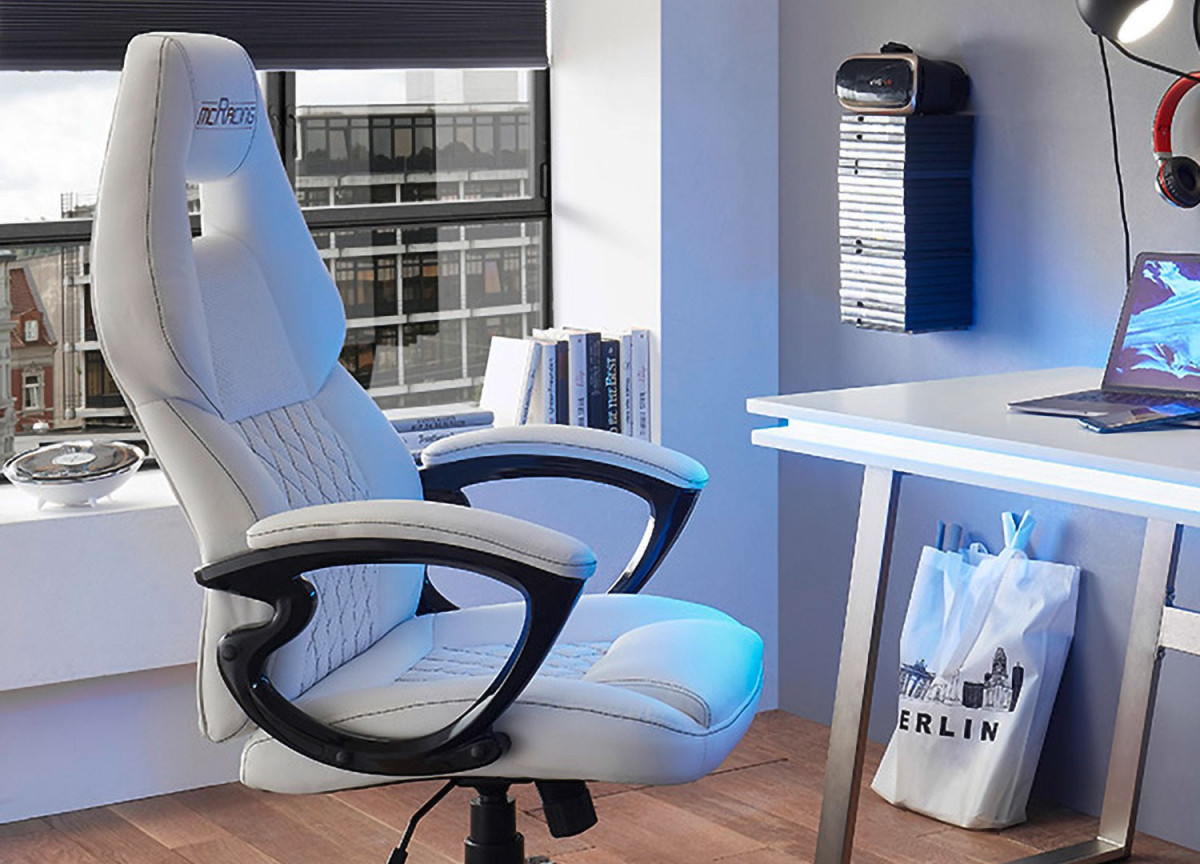 Fauteuil bureautique blanc