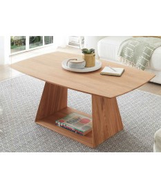 Table basse design bois naturel massif