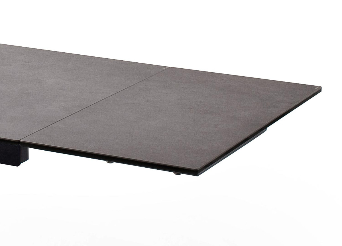Table design 160-240 céramique anthracite