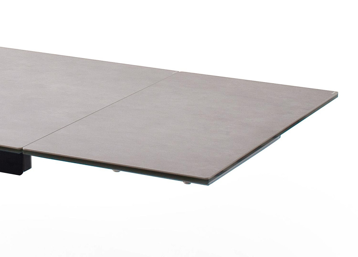 Table céramique extensible 160-240 gris clair