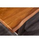Table basse design 110 cm / Bois acacia