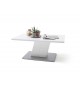 Table basse rectangulaire blanc laqué design