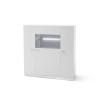 Buffet haut blanc laqué design 3 portes