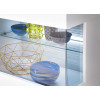 Buffet haut blanc laqué design 2 portes