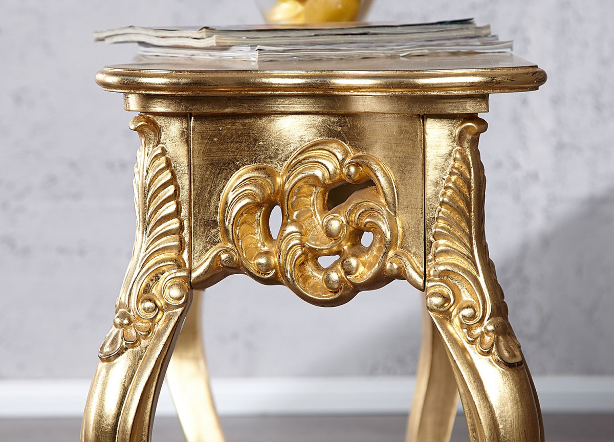 Console baroque dorée