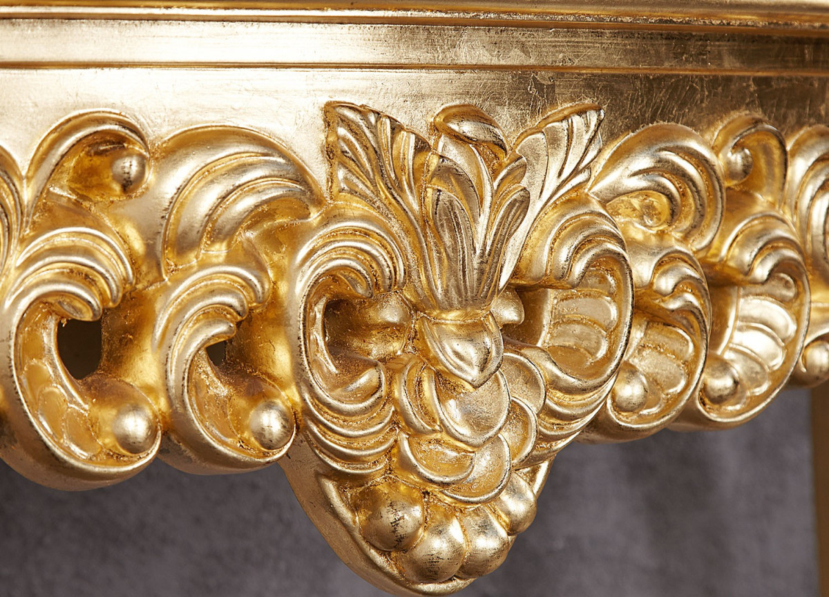 Console baroque dorée