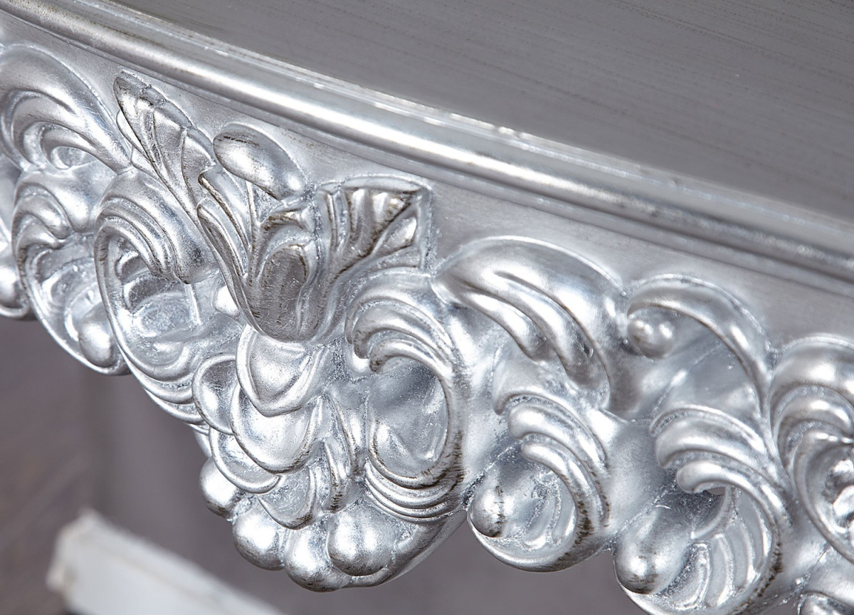 Console baroque argenté