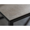 Table basse rectangulaire en céramique gris béton