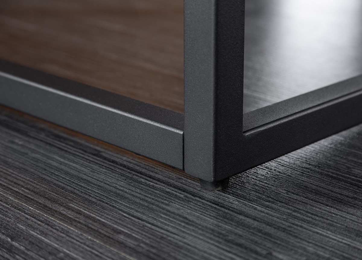 Table Basse en Céramique Marbre Blanc / Gris
