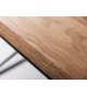Table basse design bois et métal rectangulaire 110 cm