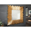 Miroir mural carré 96 cm cadre doré