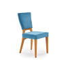 Chaises confortables en velours - Bleu ou grise