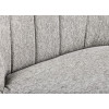 4 Chaises en tissu gris pas cher