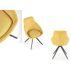 2 Chaises design en tissu pas cher