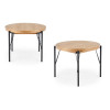 Table ronde extensible de 1 à 3 M