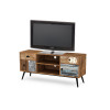 Petit meuble TV vintage bois 120 cm de longueur