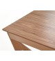Table à manger design en bois de noyer extensible