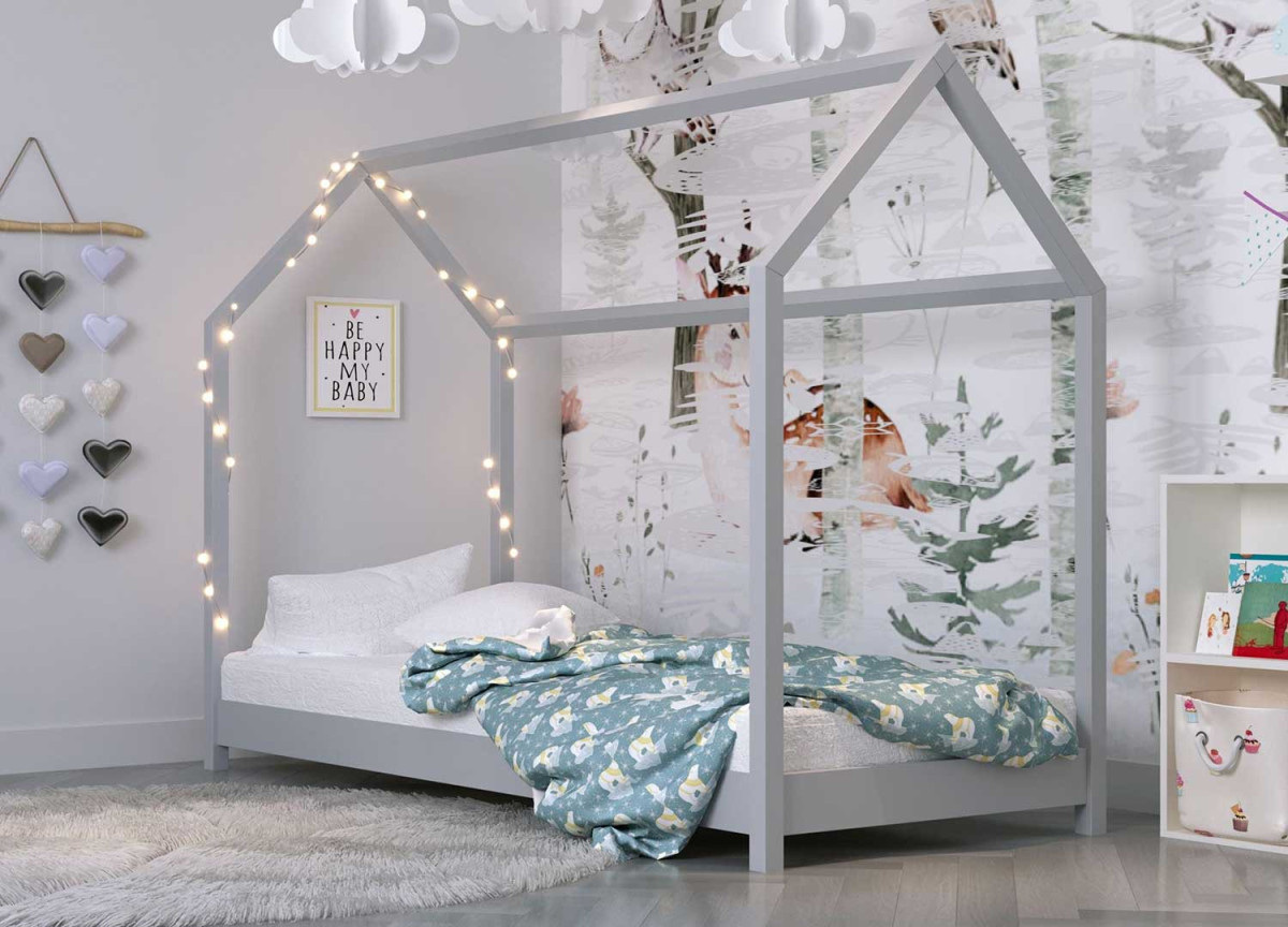 Lit cabane DRB 70x140 : lit enfant - Monlitcabane